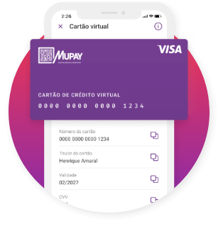 Mais segurança com o cartão virtual